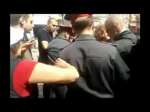 Москва 27 мая 2012 года Арбат: ОМОН жестоко избил девушку